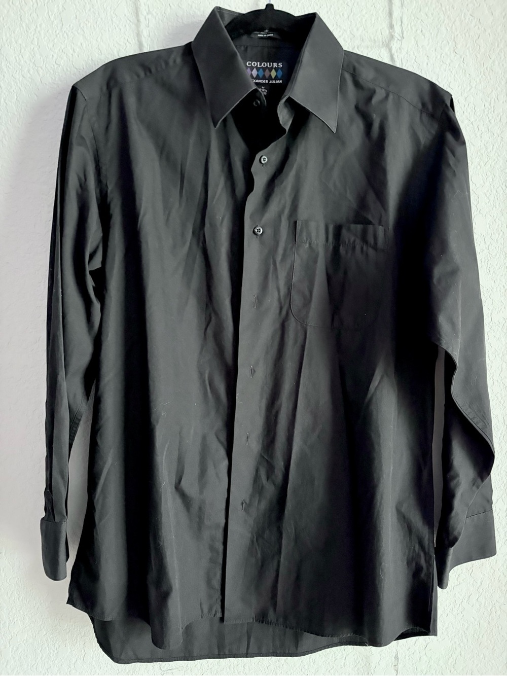 Black Long-Sleeve Dress Shirt
